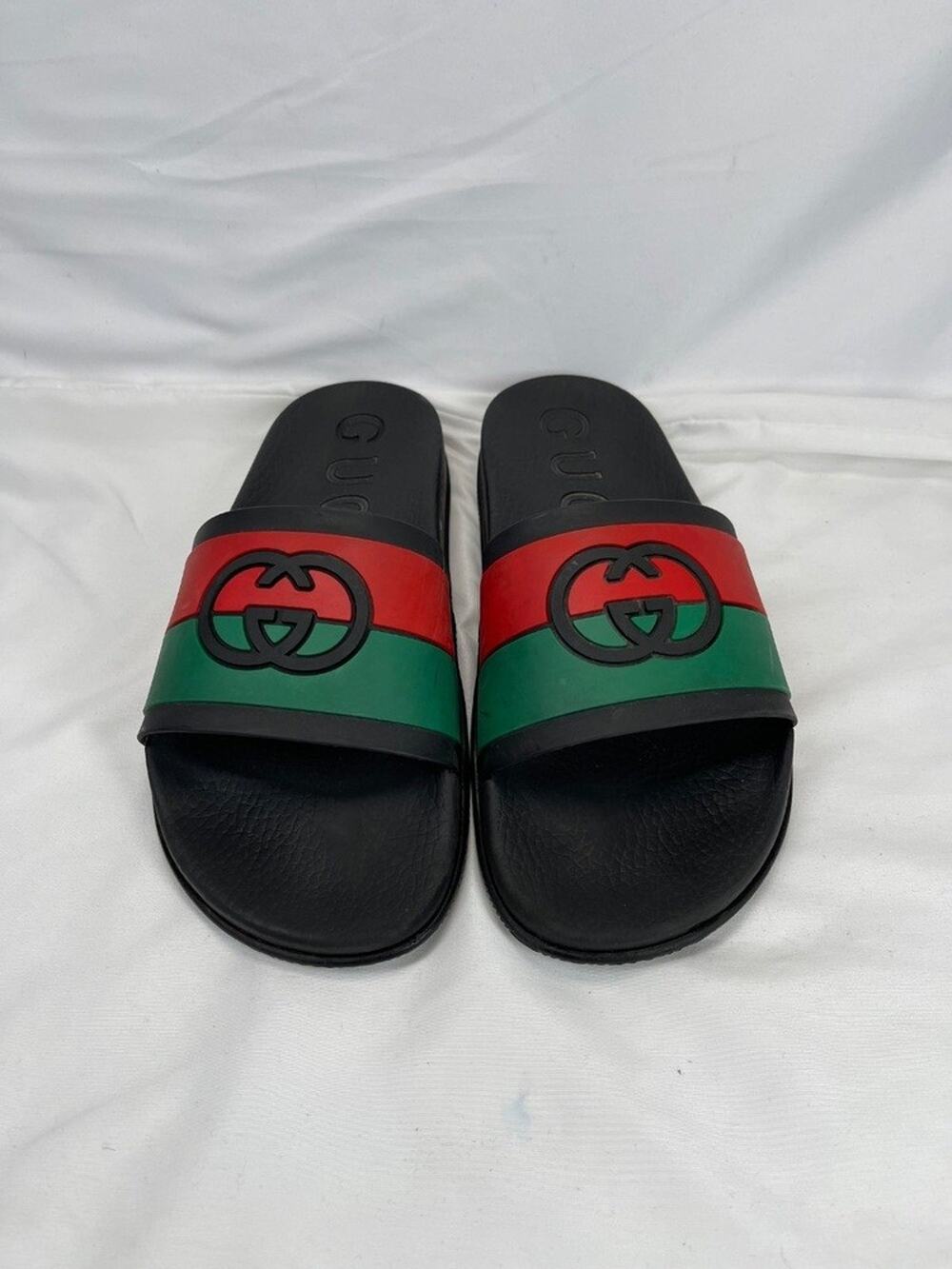 Gucci GG 655265 Black/Green/Red Slides Gucci Size 9 US Size 9.5 SPBJKI 351522
